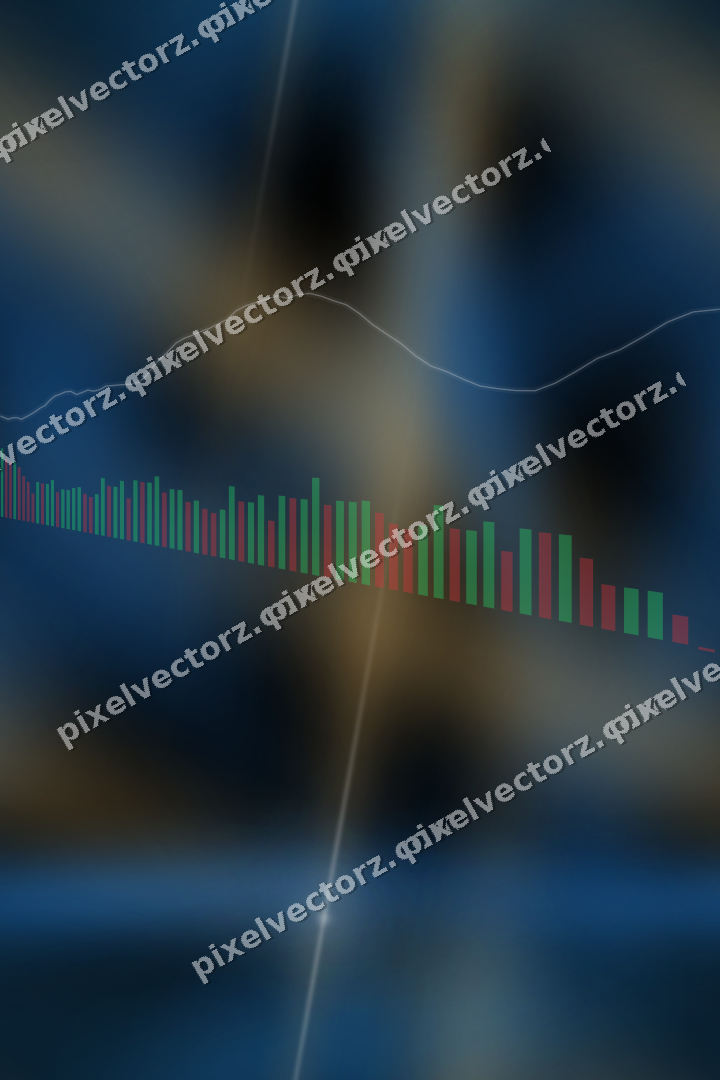 Nahtloser Neon Diagramm Hintergrund in Blau und Rot