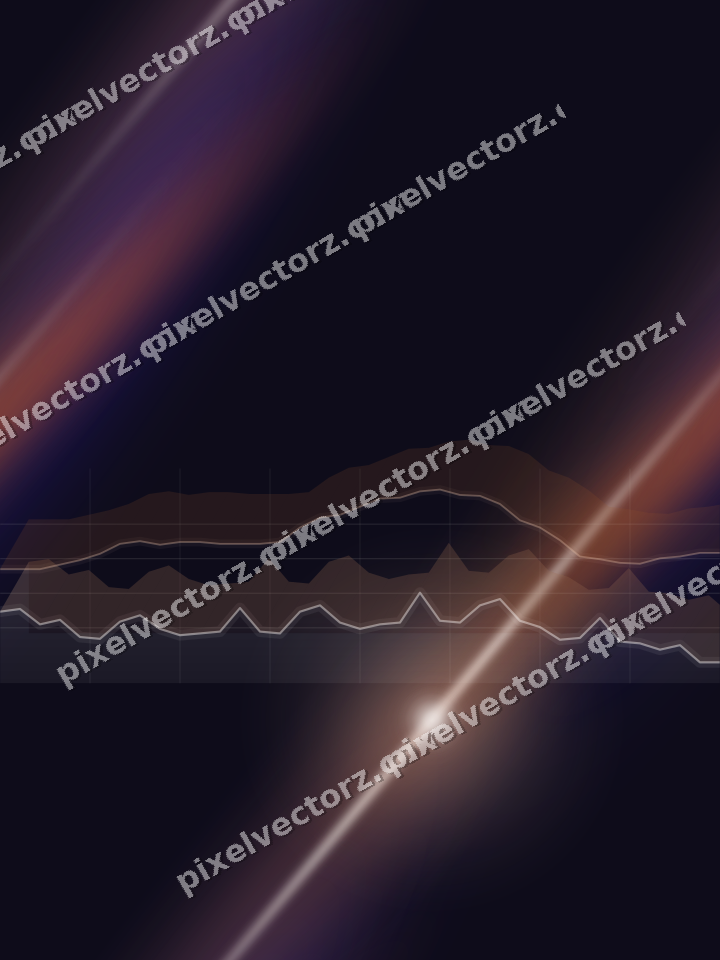 Nahtloser Neon Diagramm Hintergrund in Orange und Blau