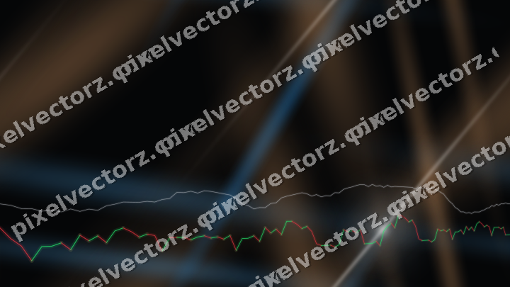 Nahtloser Neon Diagramm Hintergrund in Blau und Orange