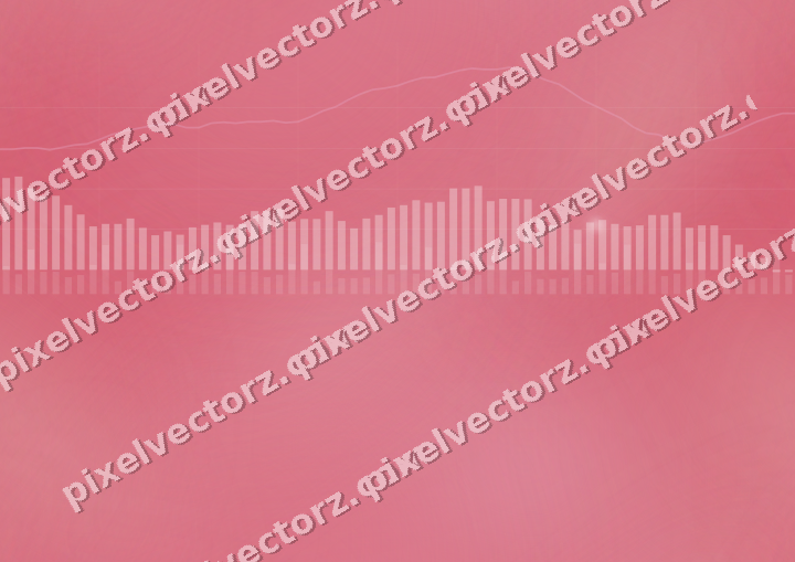 Nahtloser Neon Diagramm Hintergrund in Blassrosa und Blassrot
