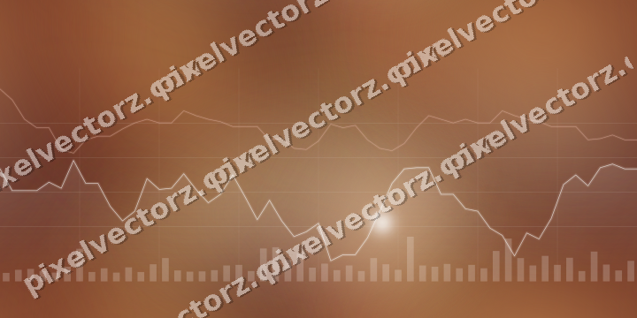 Nahtloser Neon Diagramm Hintergrund in Orange und Bernstein