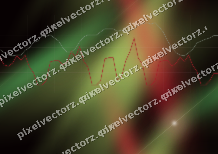 Nahtloser Neon Diagramm Hintergrund in Rot und Grün