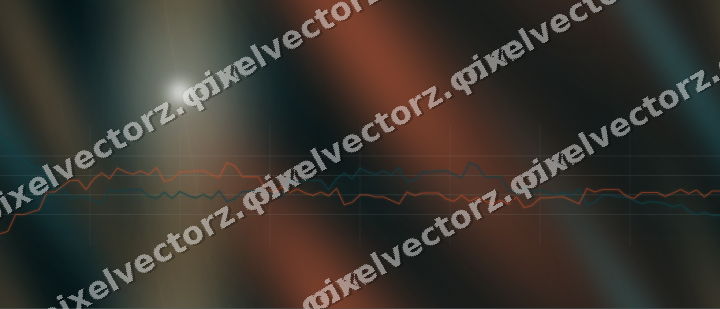 Nahtloser Neon Diagramm Hintergrund in Petrol und Orange