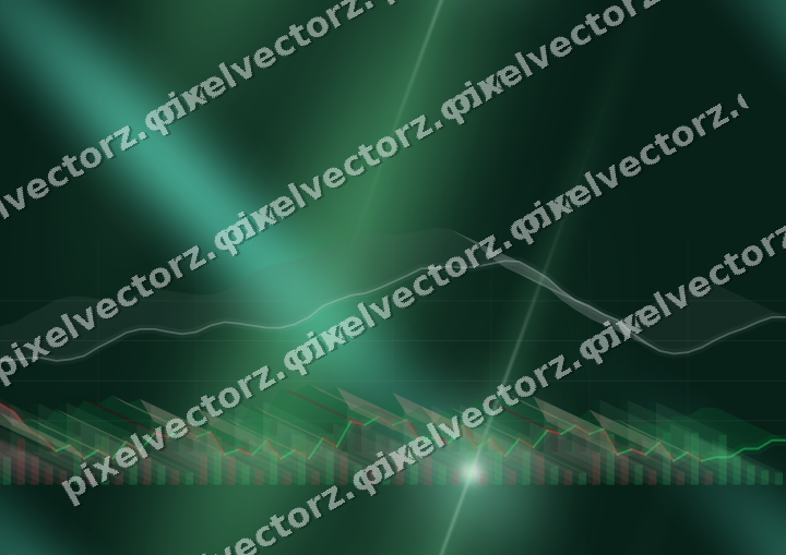 Nahtloser Neon Diagramm Hintergrund in Grün und Petrol