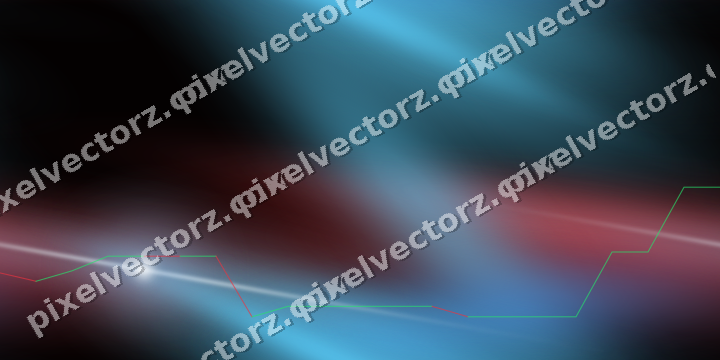 Nahtloser Neon Diagramm Hintergrund in Blau und Rot