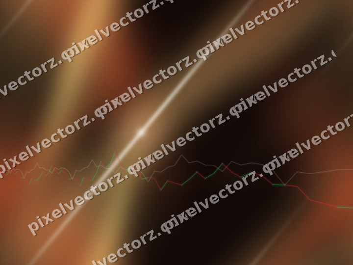 Nahtloser Neon Diagramm Hintergrund in Orange und Bernstein