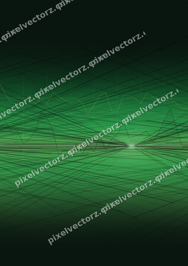 Nahtloser Neon Diagramm Hintergrund in Grün und Bernstein