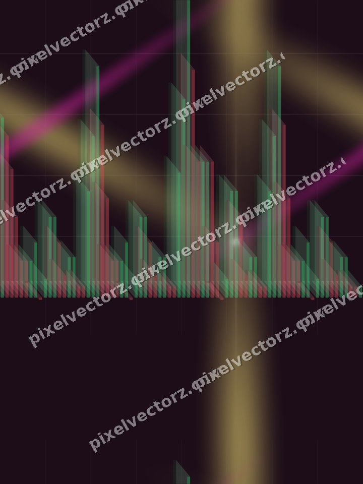 Nahtloser Neon Diagramm Hintergrund in Magenta und Limette