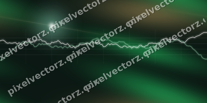Nahtloser Neon Diagramm Hintergrund in Grün und Rot
