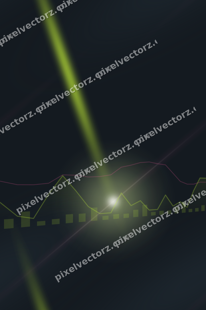 Nahtloser Neon Diagramm Hintergrund in Limette und Bernstein