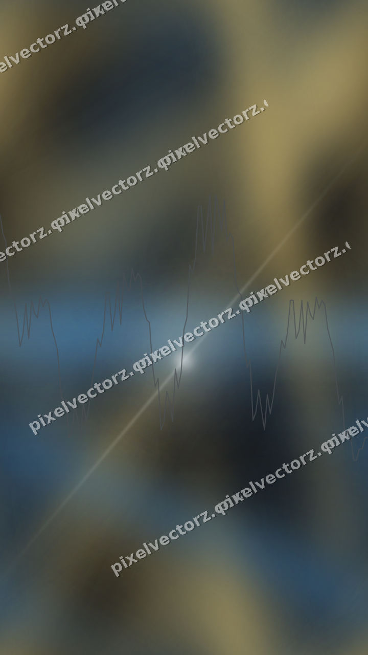 Nahtloser Neon Diagramm Hintergrund in Blau und Bernstein