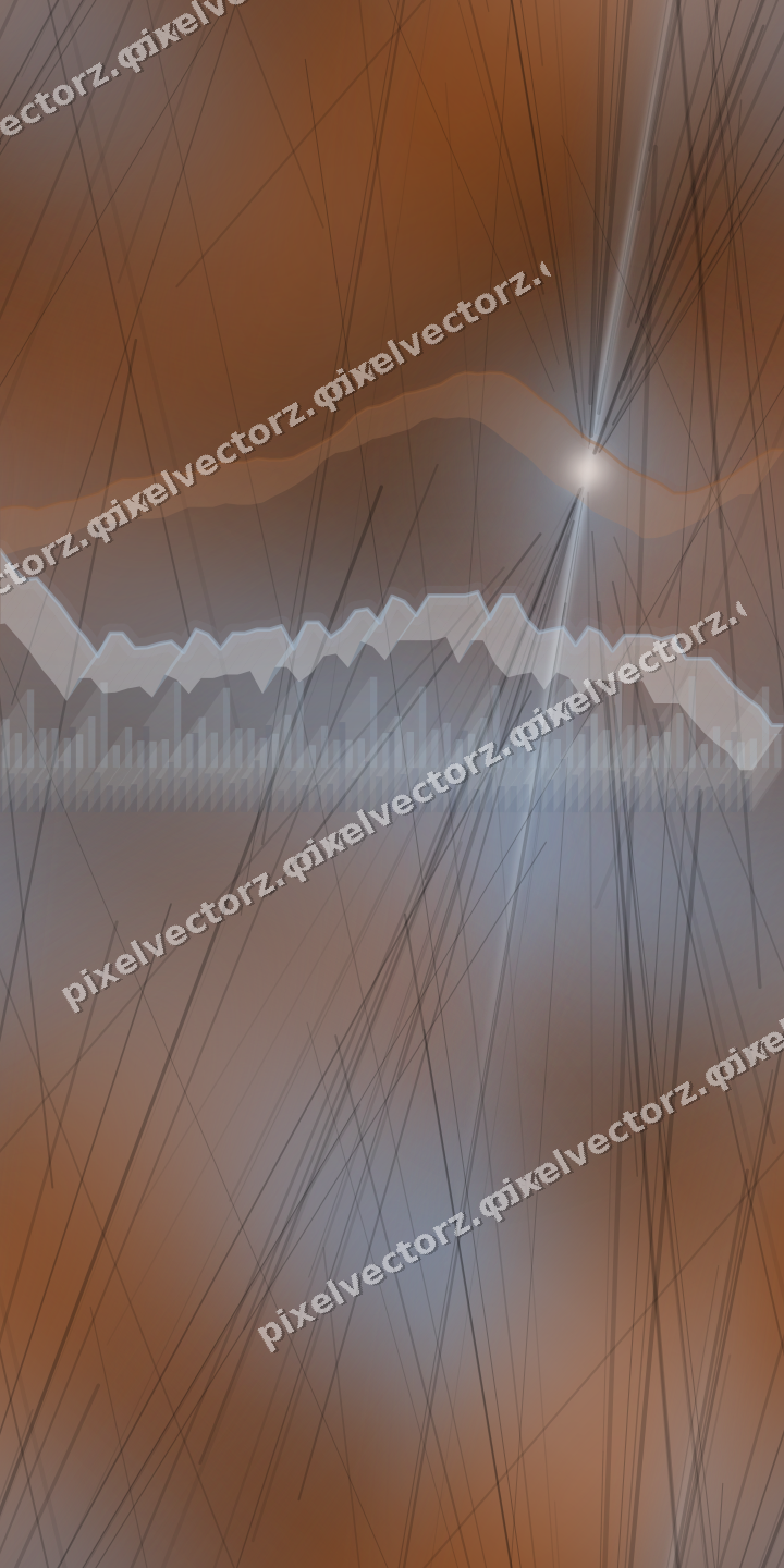 Nahtloser Neon Diagramm Hintergrund in Blau und Orange