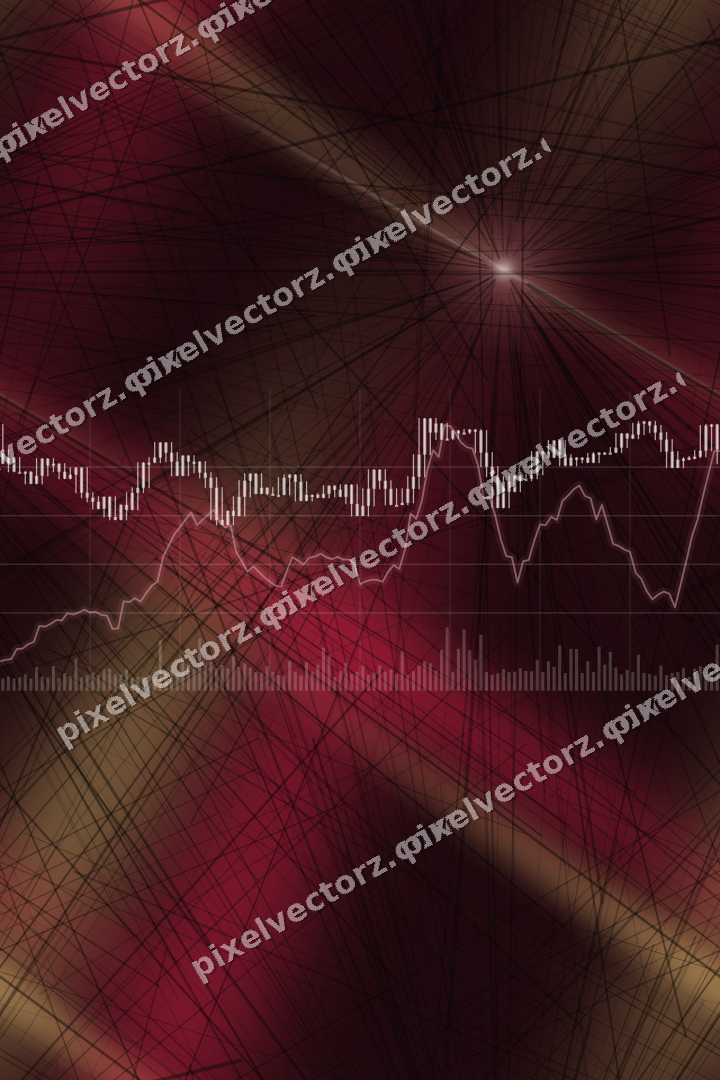 Nahtloser Neon Diagramm Hintergrund in Rosa und Rot