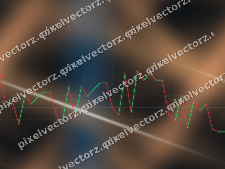Nahtloser Neon Diagramm Hintergrund in Blau und Orange