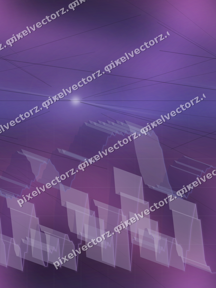 Nahtloser Neon Diagramm Hintergrund in Violett und Blau