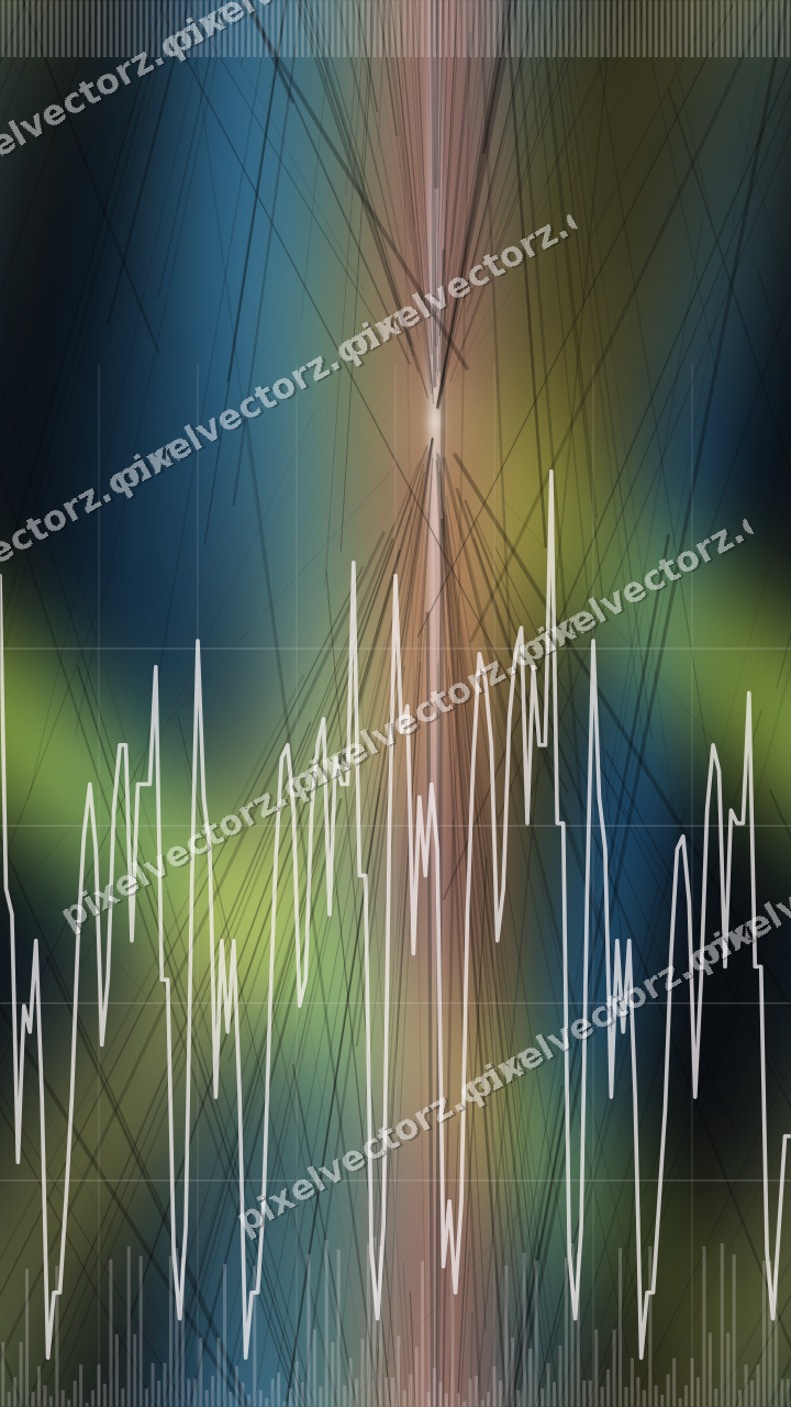 Nahtloser Neon Diagramm Hintergrund in Limette und Bernstein