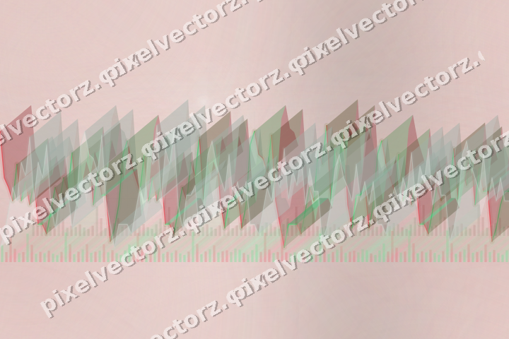 Nahtloser Pastell Diagramm Hintergrund in Dunkelgrün und Rot