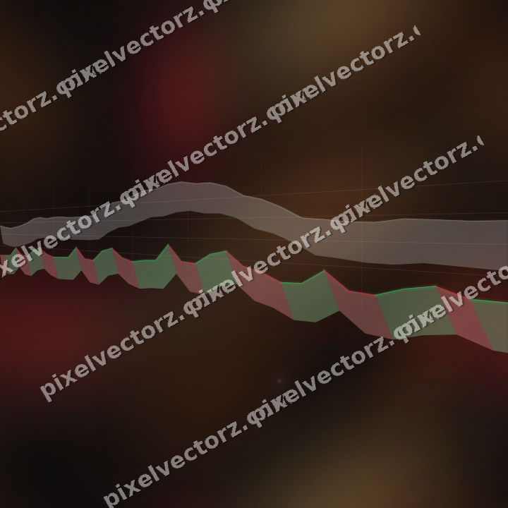 Nahtloser Neon Diagramm Hintergrund in Rot und Bernstein