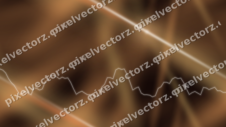 Nahtloser Neon Diagramm Hintergrund in Orange und Bernstein