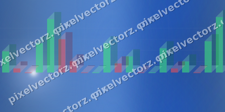 Nahtloser Neon Diagramm Hintergrund in Blau