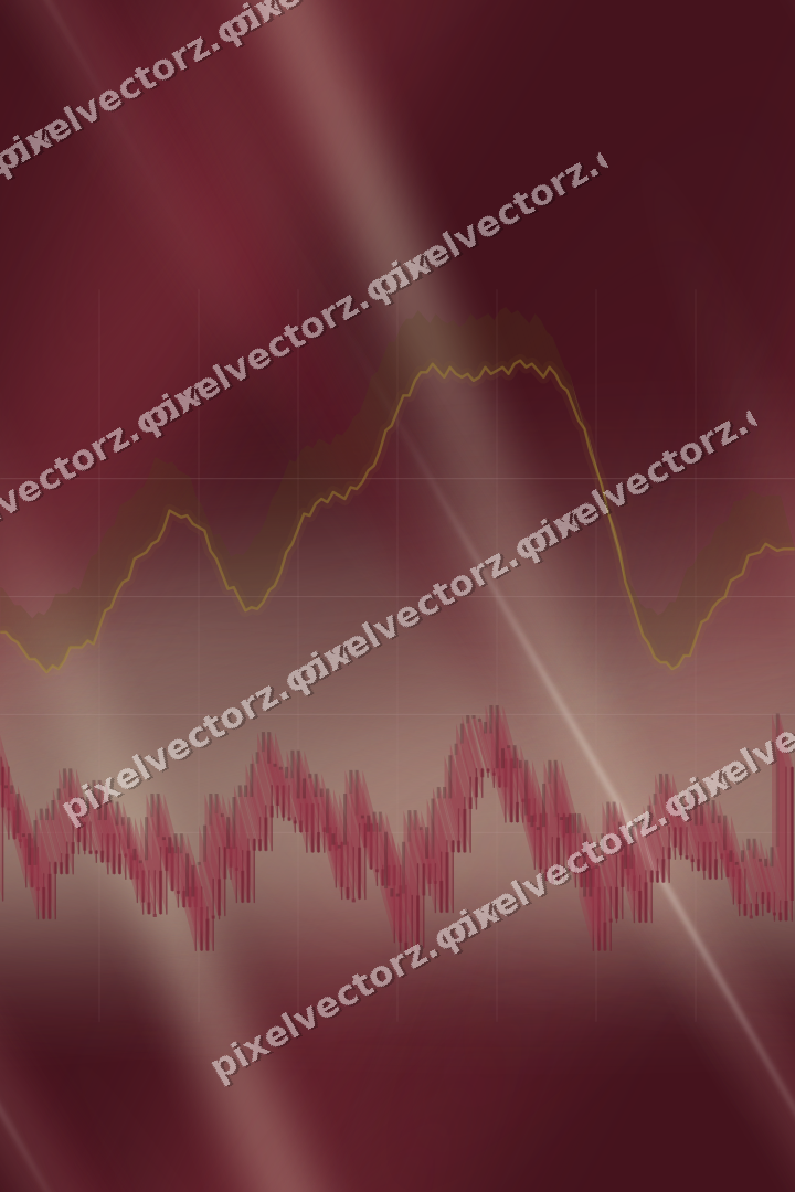 Nahtloser Neon Diagramm Hintergrund in Dunkelrosa und Rot