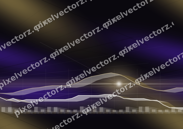 Nahtloser Neon Diagramm Hintergrund in Bernstein und Violett