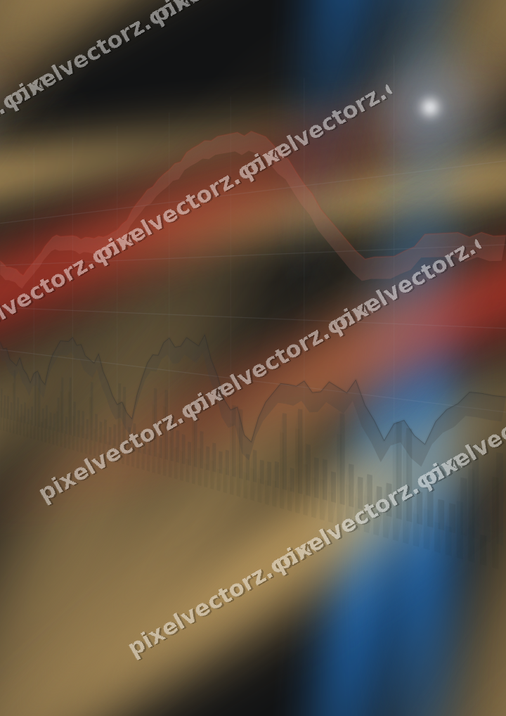 Nahtloser Neon Diagramm Hintergrund in Blau und Rot
