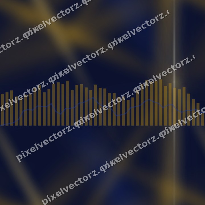 Nahtloser Neon Diagramm Hintergrund in Bernstein und Blau