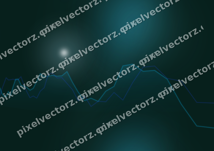 Nahtloser Neon Diagramm Hintergrund in Türkis und Petrol