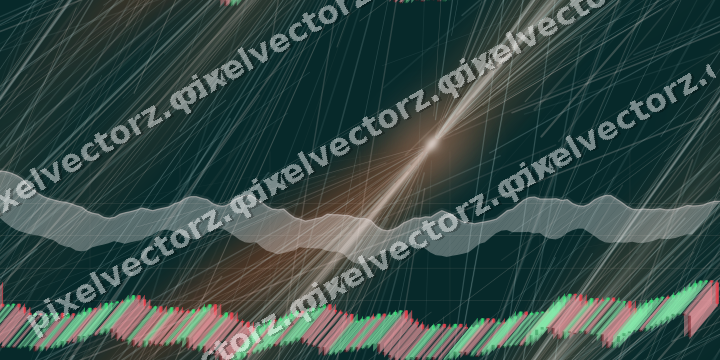 Nahtloser Neon Diagramm Hintergrund in Orange und Petrol