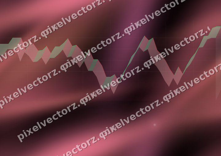 Nahtloser Neon Diagramm Hintergrund in Rosa und Rot