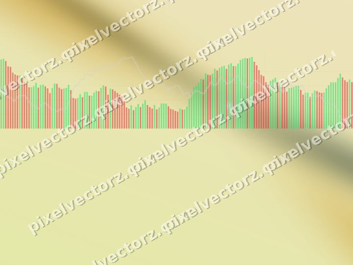 Zarter Pastell Diagramm Hintergrund in Bernstein und Dunkelgrün
