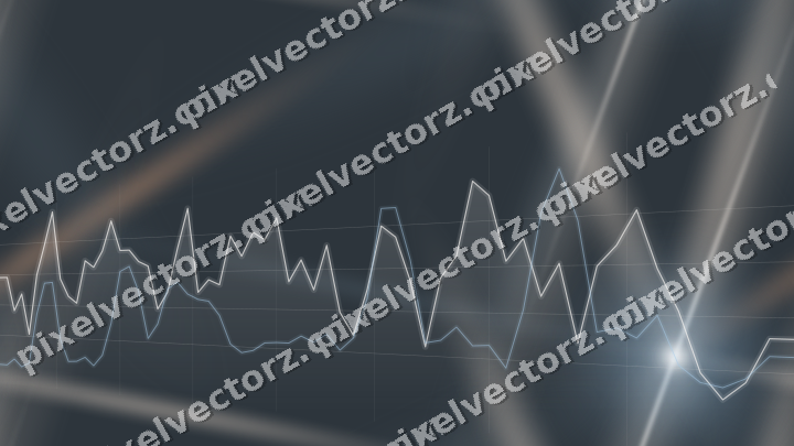 Nahtloser Neon Diagramm Hintergrund in Blau und Orange