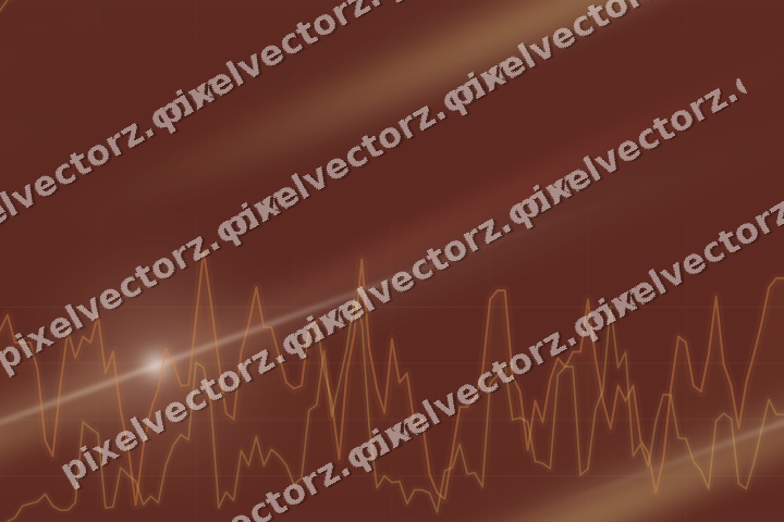 Nahtloser Neon Diagramm Hintergrund in Orange und Bernstein