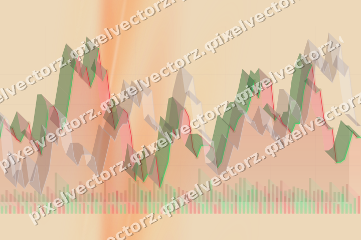 Nahtloser Pastell Diagramm Hintergrund in Rot und Orange