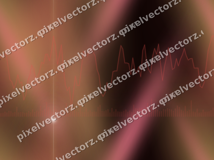 Nahtloser Neon Diagramm Hintergrund in Rot und Orange