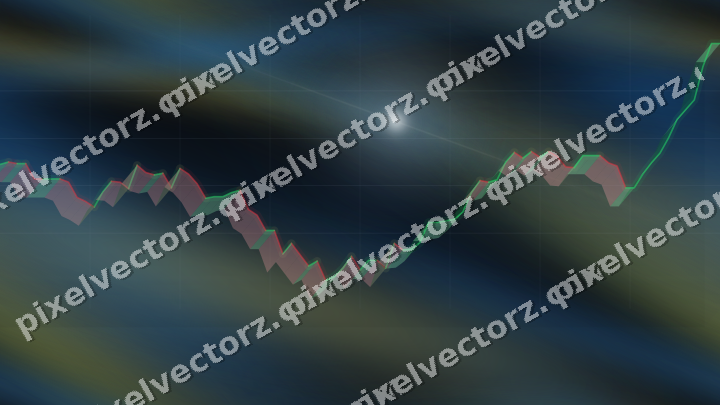 Nahtloser Neon Diagramm Hintergrund in Blau und Gelb
