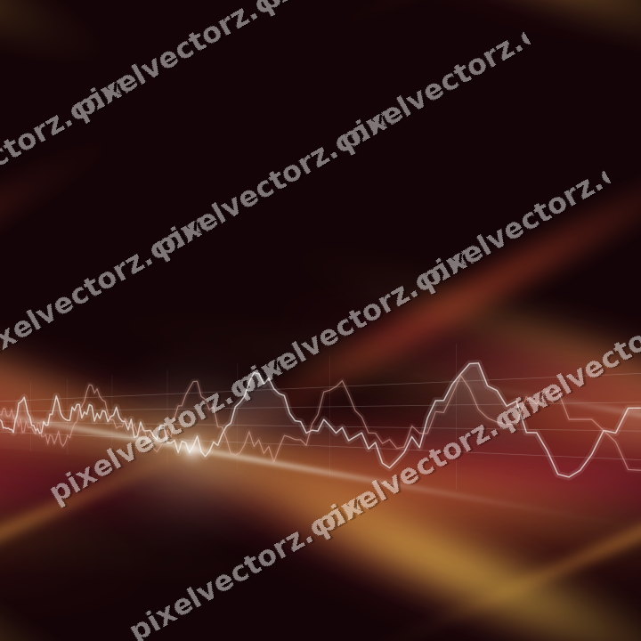 Nahtloser Neon Diagramm Hintergrund in Orange und Bernstein