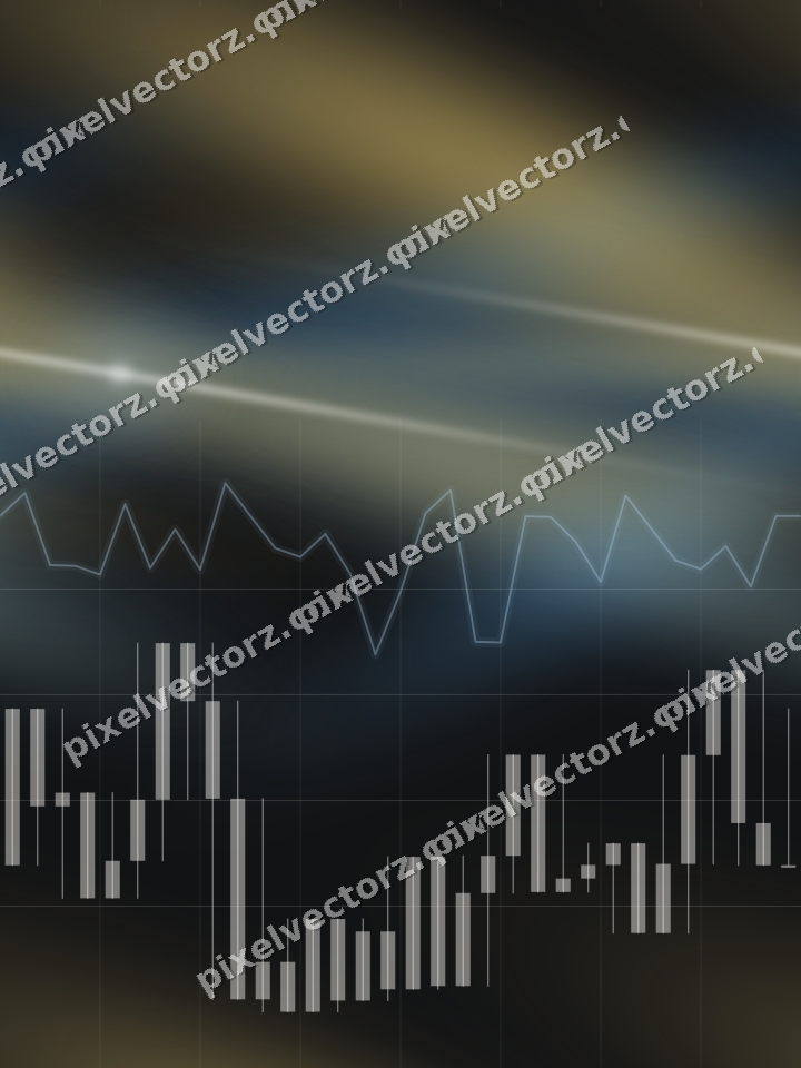 Nahtloser Neon Diagramm Hintergrund in Blau und Bernstein