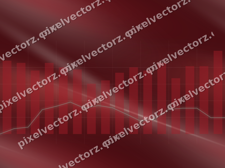 Nahtloser Neon Diagramm Hintergrund in Rot und Blasslimette