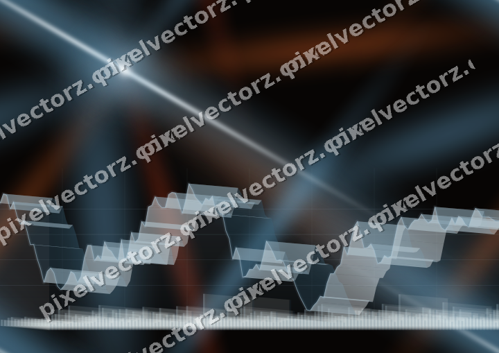 Nahtloser Neon Diagramm Hintergrund in Türkis und Rot