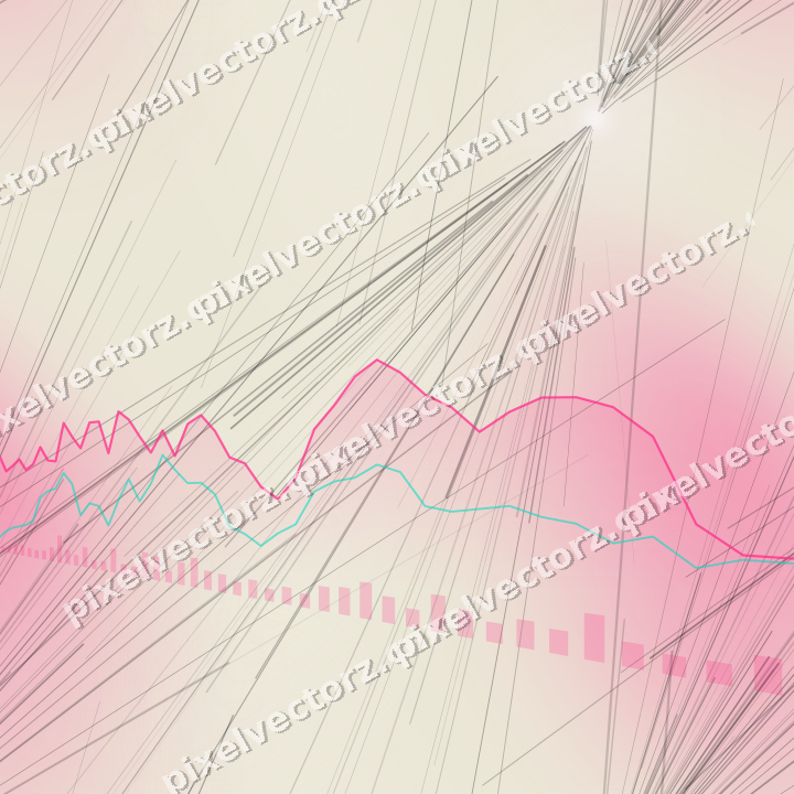 Nahtloser Pastell Diagramm Hintergrund in Rosa und Orange