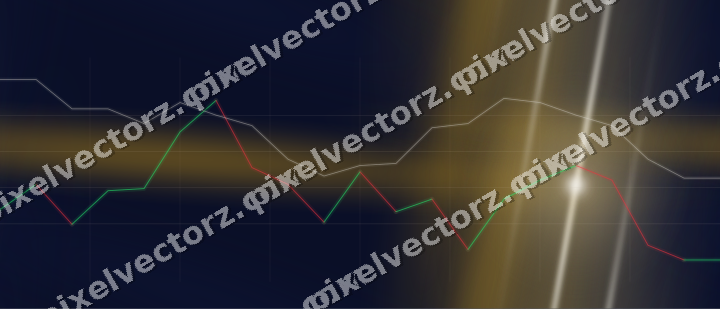 Nahtloser Neon Diagramm Hintergrund in Bernstein und Blau