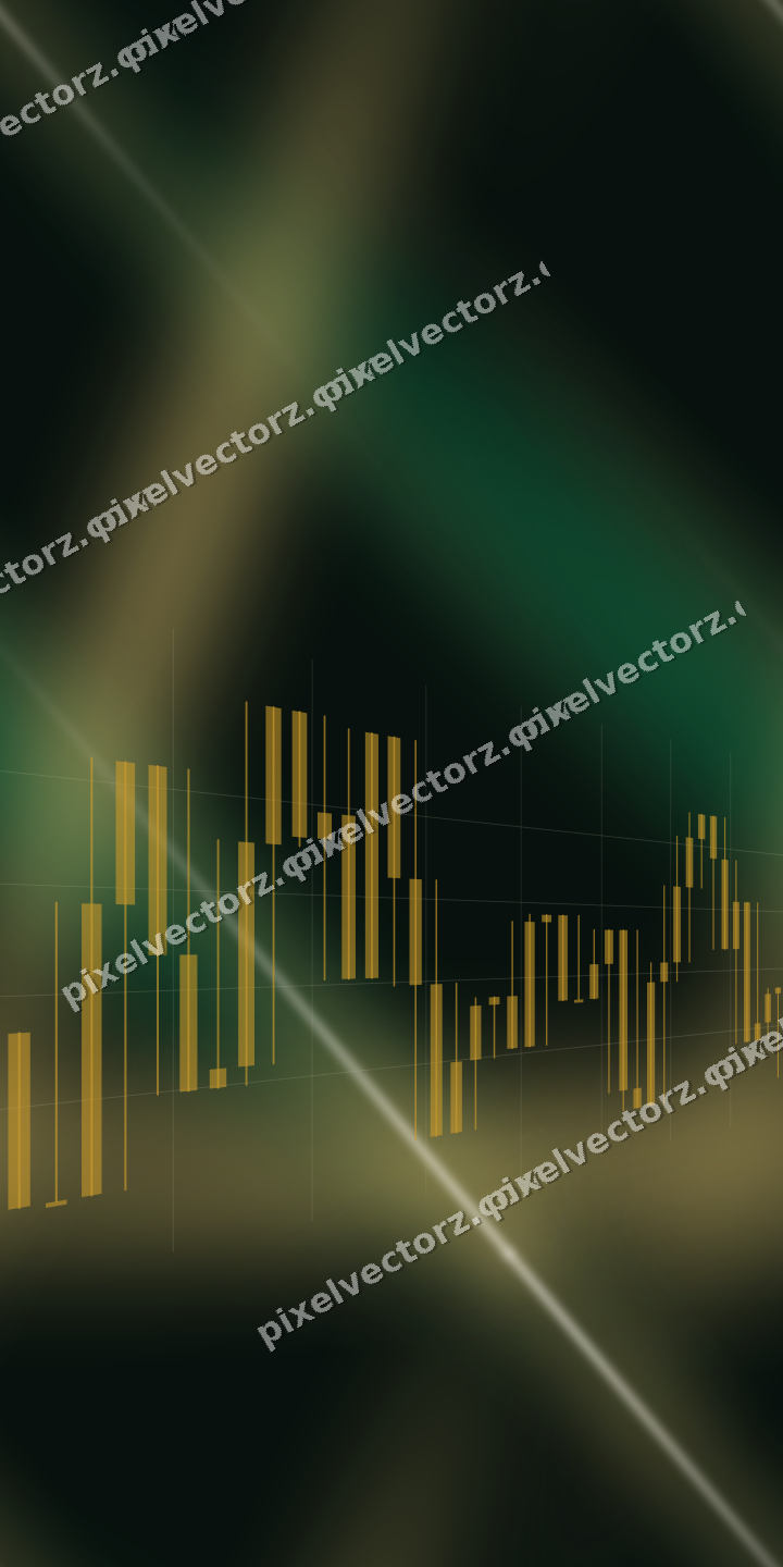 Nahtloser Neon Diagramm Hintergrund in Bernstein und Grün