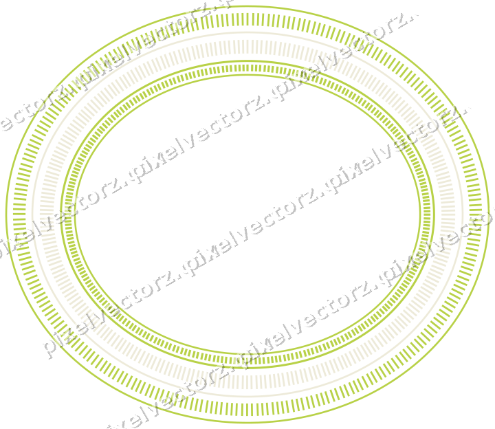 Dekorativer Zierrahmen in Dunkelmagenta und Limette mit Oval