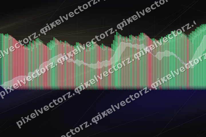 Nahtloser Neon Diagramm Hintergrund in Blau und Violett