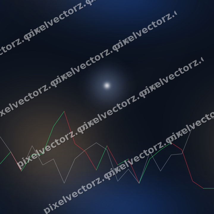 Nahtloser Neon Diagramm Hintergrund in Blau und Rot