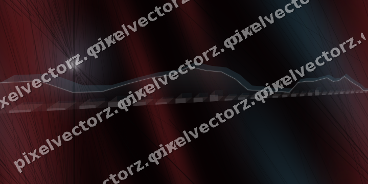 Nahtloser Neon Diagramm Hintergrund in Blau und Rot