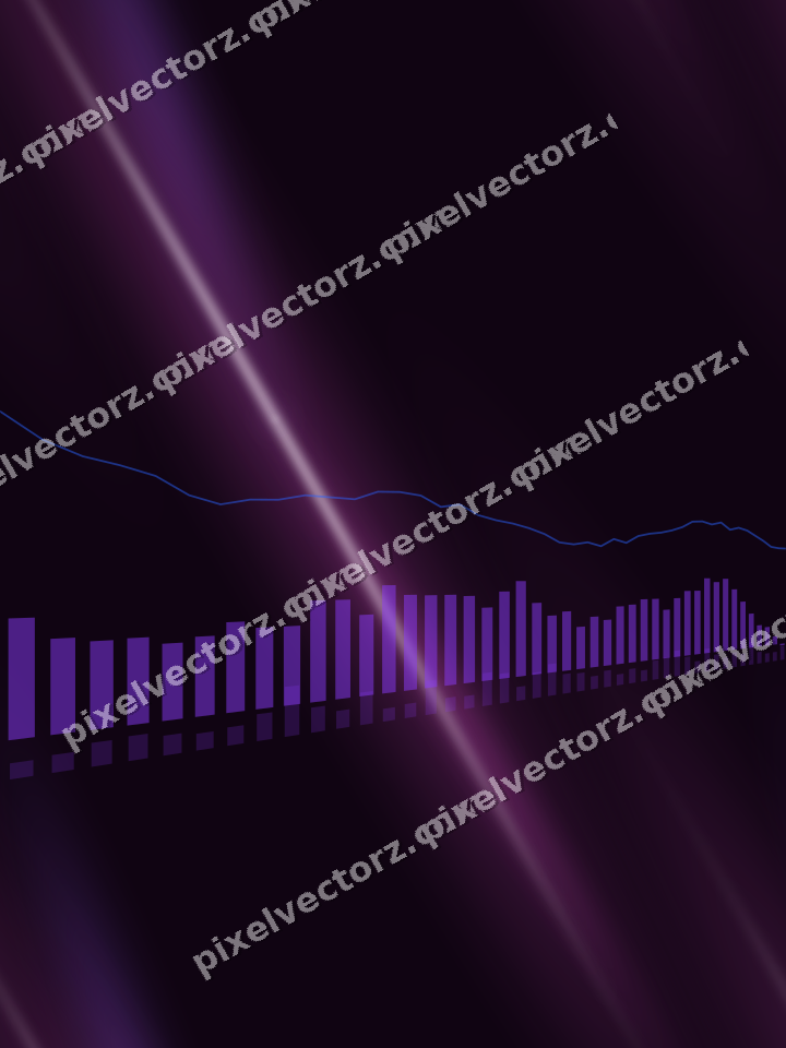 Nahtloser Neon Diagramm Hintergrund in Violett und Blau
