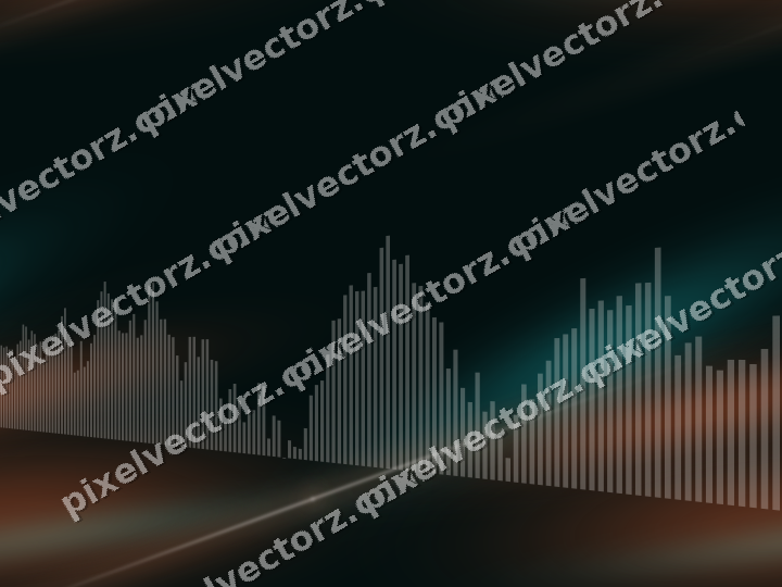 Nahtloser Neon Diagramm Hintergrund in Orange und Petrol